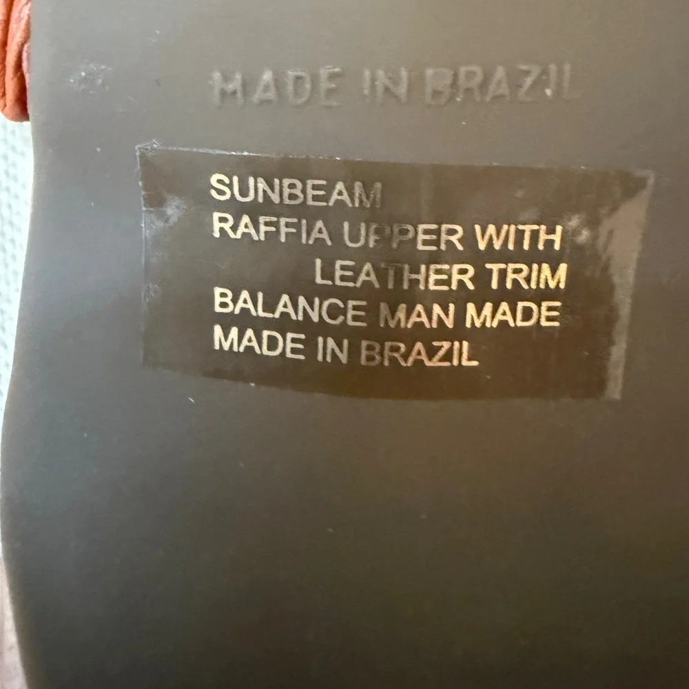 Aerosoles 2” Kitten Heel Slides, size 7M, “Sunbeam” Orange Combo, like new - Picture 12 of 15